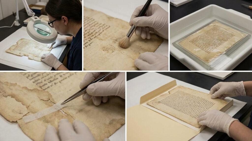 Bir El Yazmasını Kurtarmak: Kağıt Restorasyonu ve Konservasyonu Sürecinde 5 Kritik Aşama